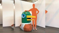 Lewis Mallard, the artist dressed as a duck, migrates back to Hamilton
