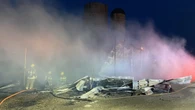 Barn demolished, horse killed in fire near Chatham