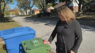 As compost program launches, squirrels have already eaten holes in this Windsor green bin