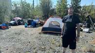 Residents staying at new homeless encampment in Yellowknife asked to leave