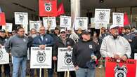 Rail workers rally for better working conditions in Montreal as labour dispute halts trains