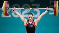 Watch Canadian weightlifter Maude Charron go for gold in women's 59kg class