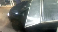 Watch this SUV go the wrong way into an Ontario car wash — then rams its way out