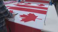 With glowing hearts, B.C. flag maker sees sales rise amid U.S. tariff threats