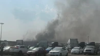 Montreal firefighters respond to fire in Anjou industrial area
