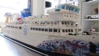 92,000 Lego bricks later, this model of the Chi-Cheemaun was born in brick form