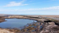 Popular fishing lake near Sachs Harbour, N.W.T., unexpectedly drains