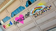 Yorkton, Sask., family turns homophobic graffiti into rainbow artwork