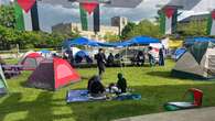 Pro-Palestinian protestors say Western encampment is 'indefinite'