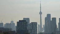 Air quality statement in effect for Toronto as wildfire smoke drifts in from Prairies