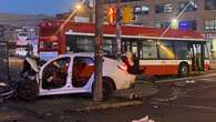 3 charged after stolen BMW crash with TTC bus