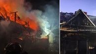 Ogień błyskawicznie zajmował kolejne mieszkania. Groźny pożar szeregowca