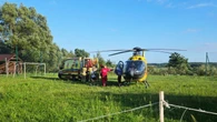 Dzieci potrącone przez motocyklistę. 6-latkę zabrał śmigłowiec LPR