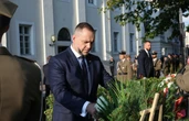 Prezydent Nawrocki w Wieluniu: Hekatomba II wojny światowej