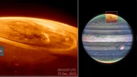 Nuevas imágenes del James Webb captan la aurora boreal de Júpiter