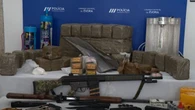 Golpe al narco en Portugal, policías incautan armas y efectivo