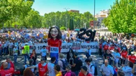 Manifestación multitudinaria en Madrid a favor de una Sanidad pública