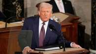 Trump alardea ante el Congreso de una "acción rápida e implacable"