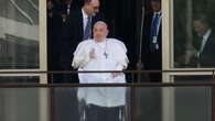 Première apparition publique du pape François avant sa sortie de l'hôpital