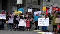 Manifestation anti-Trump avant la réunion de l'OTAN à Bruxelles