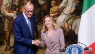 Première rencontre bilatérale entre Friedrich Merz et Giorgia Meloni à Rome