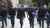 Affrontements entre police anti-émeute et manifestants lors d'une marche antifasciste à Bologne