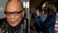 Kamala Harris rinde homenaje al fallecido músico Quincy Jones