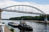 В Гомеле завершается реконструкция пешеходного моста через реку Сож