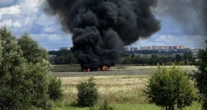 Rosyjski samolot rozbił się pod Moskwą. Pilot się katapultował