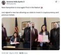  New Hampshire governor signs crypto reserve bill into law 