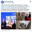  Stablecoin bill won’t target Trump as Senate aims to pass it next week 