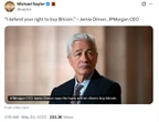  JPMorgan boss says bank users can soon buy Bitcoin 