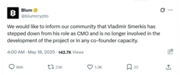  Russia arrests Blum co-founder Vladimir Smerkis on fraud charges 