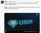  Tether launches on Kaia, brings USD₮ to LINE’s 196M user ecosystem 