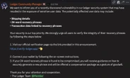 Ledger secures Discord after hacker bot tried to steal seed phrases