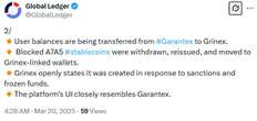  Sanctioned crypto exchange Garantex shifts millions as it reboots platform 