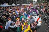 Catrinas en el Zócalo   