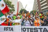 Se une la marea rosa a protestas contra la reforma al Poder Judicial   