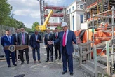 Trump supervisa obras en sede de la reserva federal   