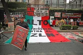 Mitin en Segob por zapatistas que fueron detenidos   