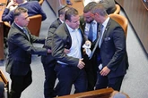 Lluvia de ovaciones en  el Parlamento israelí para el presidente de EU   