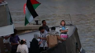 Drones vigilan barcos de la misión Global Sumud   