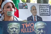 Protestan por Irán y Palestina en Sídney   