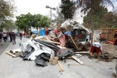 Retiran campamento migrante del parque Guadalupe Victoria   