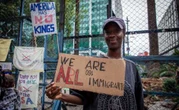 Protestan ante la embajada de EU contra la represión a migrantes   