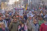 Se manifiestan 22 mil en Madrid por vivienda digna   