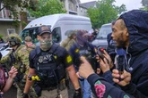 Lágrimas y repudio a las políticas antimigrantes en Estados Unidos   