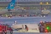 Volcadura de un avión de Delta Airlines en Toronto deja 17 heridos   