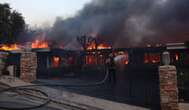 Incendio en las colinas de Los Ángeles   