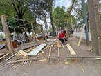 Migrantes vuelven al Parque Guadalupe Victoria   